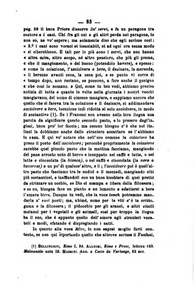 Il Borghini studi di filologia e di lettere italiane