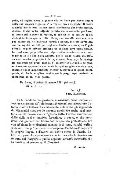 Il Borghini studi di filologia e di lettere italiane