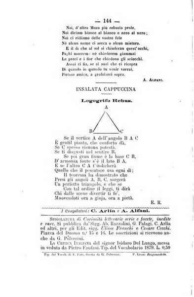 Il Borghini studi di filologia e di lettere italiane