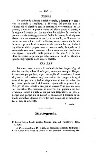 Il Borghini studi di filologia e di lettere italiane