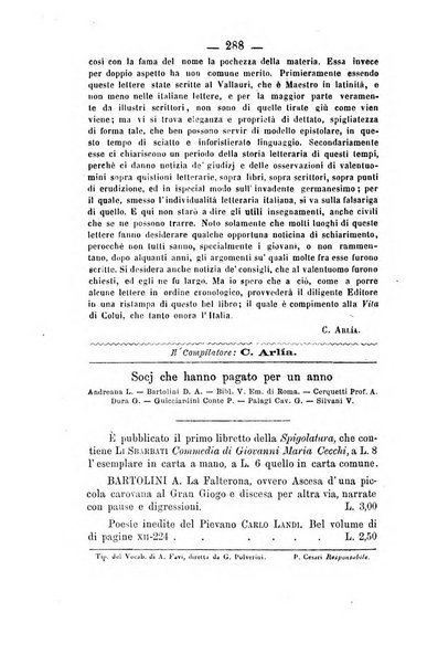 Il Borghini studi di filologia e di lettere italiane