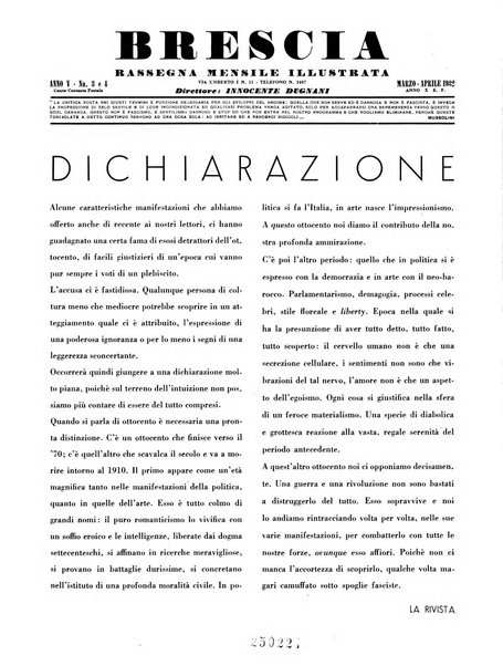 Brescia rassegna mensile illustrata