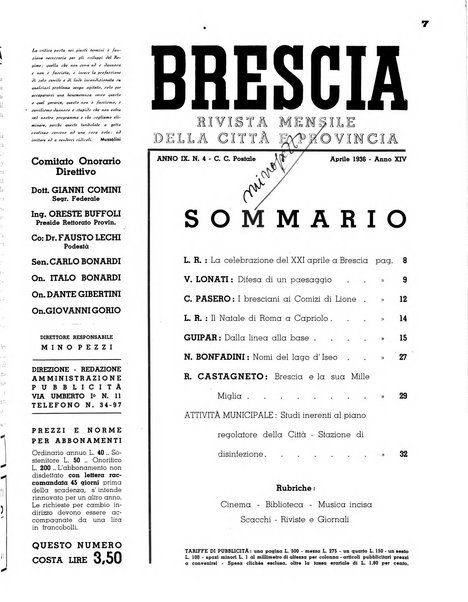 Brescia rassegna mensile illustrata