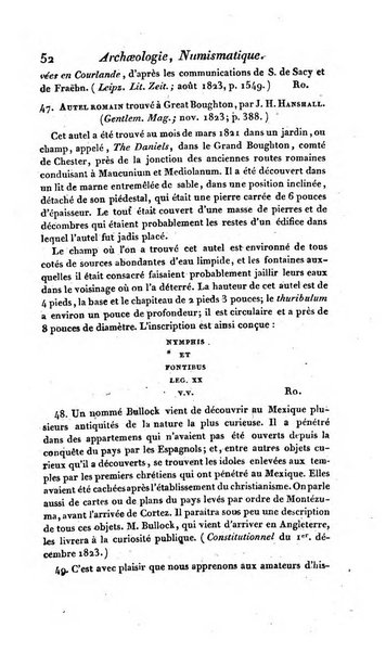 Bulletin des sciences historiques, antiquites, philologie septieme section du Bulletin universel des sciences et de l'industrie