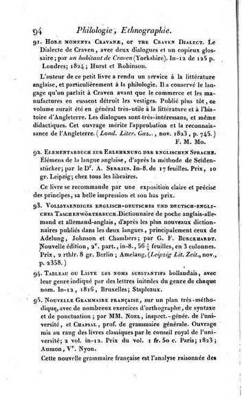 Bulletin des sciences historiques, antiquites, philologie septieme section du Bulletin universel des sciences et de l'industrie