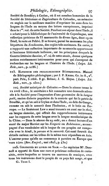 Bulletin des sciences historiques, antiquites, philologie septieme section du Bulletin universel des sciences et de l'industrie