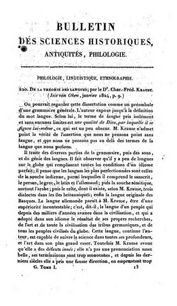 Bulletin des sciences historiques, antiquites, philologie septieme section du Bulletin universel des sciences et de l'industrie