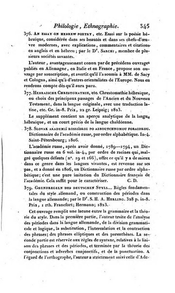 Bulletin des sciences historiques, antiquites, philologie septieme section du Bulletin universel des sciences et de l'industrie