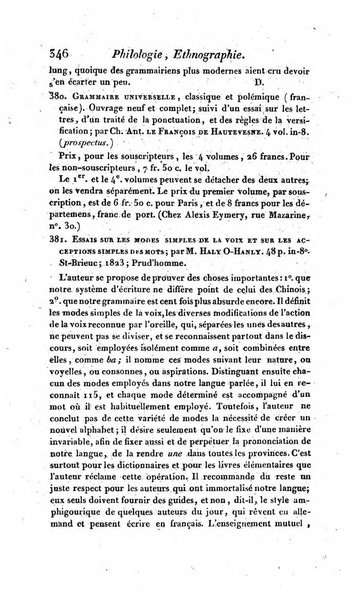 Bulletin des sciences historiques, antiquites, philologie septieme section du Bulletin universel des sciences et de l'industrie