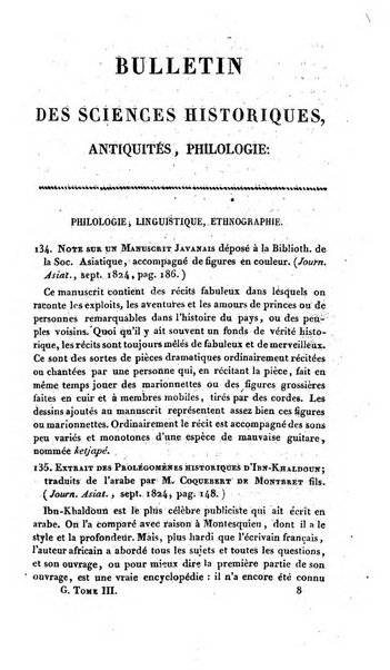 Bulletin des sciences historiques, antiquites, philologie septieme section du Bulletin universel des sciences et de l'industrie