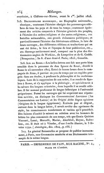 Bulletin des sciences historiques, antiquites, philologie septieme section du Bulletin universel des sciences et de l'industrie