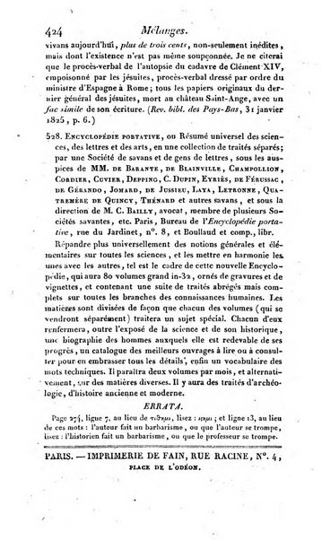 Bulletin des sciences historiques, antiquites, philologie septieme section du Bulletin universel des sciences et de l'industrie