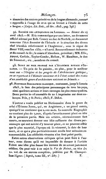 Bulletin des sciences historiques, antiquites, philologie septieme section du Bulletin universel des sciences et de l'industrie