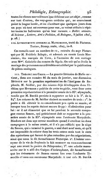 Bulletin des sciences historiques, antiquites, philologie septieme section du Bulletin universel des sciences et de l'industrie