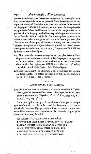 Bulletin des sciences historiques, antiquites, philologie septieme section du Bulletin universel des sciences et de l'industrie