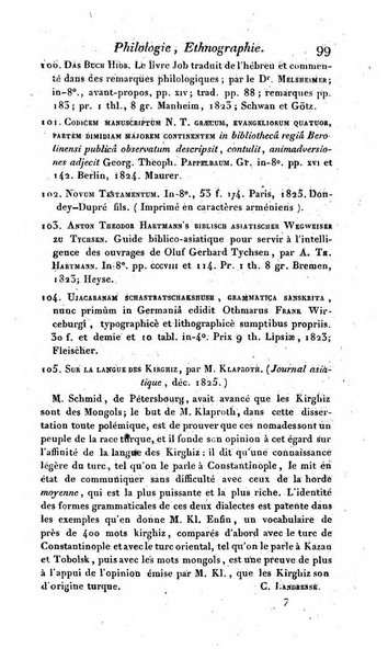 Bulletin des sciences historiques, antiquites, philologie septieme section du Bulletin universel des sciences et de l'industrie