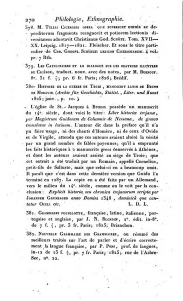 Bulletin des sciences historiques, antiquites, philologie septieme section du Bulletin universel des sciences et de l'industrie