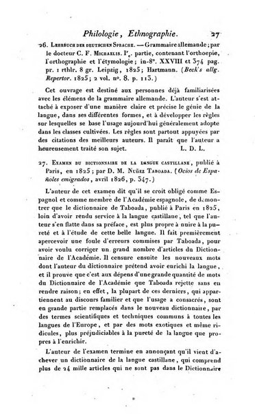 Bulletin des sciences historiques, antiquites, philologie septieme section du Bulletin universel des sciences et de l'industrie