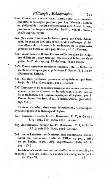 Bulletin des sciences historiques, antiquites, philologie septieme section du Bulletin universel des sciences et de l'industrie