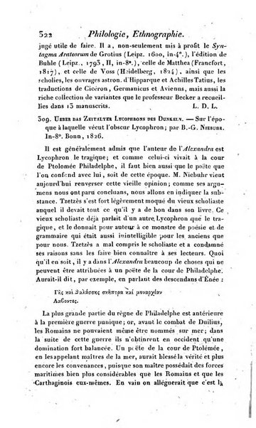 Bulletin des sciences historiques, antiquites, philologie septieme section du Bulletin universel des sciences et de l'industrie