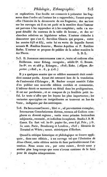 Bulletin des sciences historiques, antiquites, philologie septieme section du Bulletin universel des sciences et de l'industrie