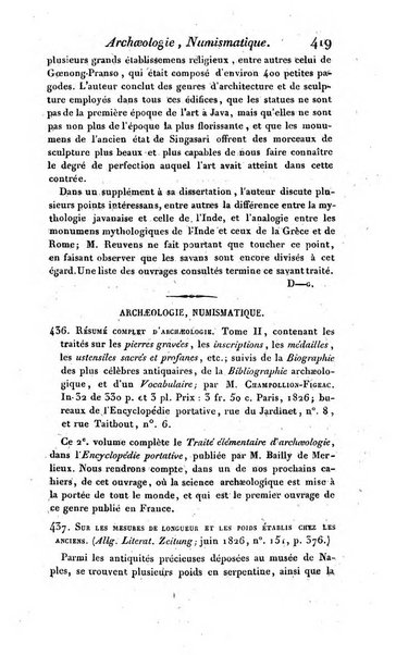 Bulletin des sciences historiques, antiquites, philologie septieme section du Bulletin universel des sciences et de l'industrie