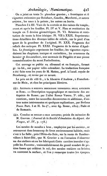 Bulletin des sciences historiques, antiquites, philologie septieme section du Bulletin universel des sciences et de l'industrie