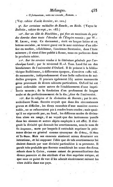 Bulletin des sciences historiques, antiquites, philologie septieme section du Bulletin universel des sciences et de l'industrie