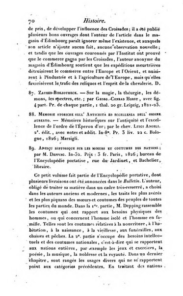 Bulletin des sciences historiques, antiquites, philologie septieme section du Bulletin universel des sciences et de l'industrie