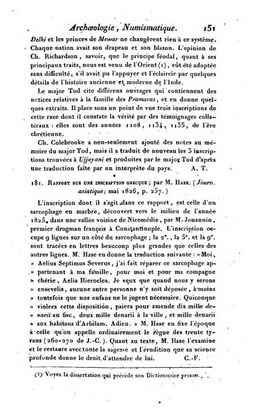 Bulletin des sciences historiques, antiquites, philologie septieme section du Bulletin universel des sciences et de l'industrie