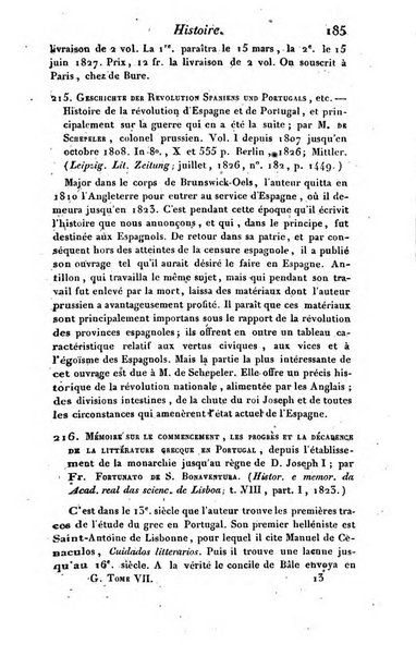 Bulletin des sciences historiques, antiquites, philologie septieme section du Bulletin universel des sciences et de l'industrie