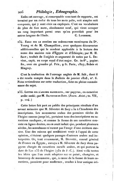 Bulletin des sciences historiques, antiquites, philologie septieme section du Bulletin universel des sciences et de l'industrie