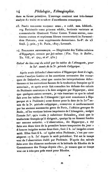 Bulletin des sciences historiques, antiquites, philologie septieme section du Bulletin universel des sciences et de l'industrie