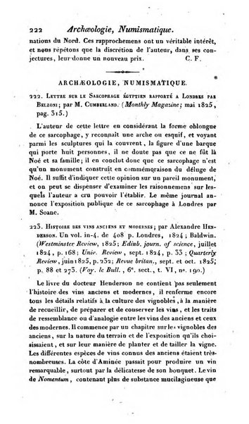 Bulletin des sciences historiques, antiquites, philologie septieme section du Bulletin universel des sciences et de l'industrie