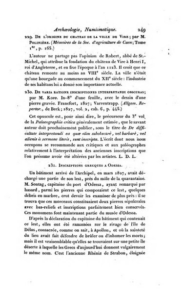 Bulletin des sciences historiques, antiquites, philologie septieme section du Bulletin universel des sciences et de l'industrie