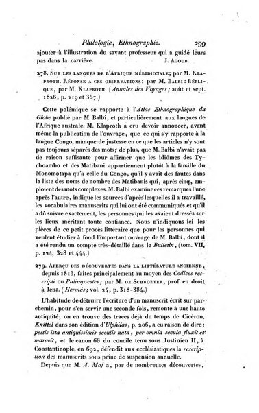 Bulletin des sciences historiques, antiquites, philologie septieme section du Bulletin universel des sciences et de l'industrie