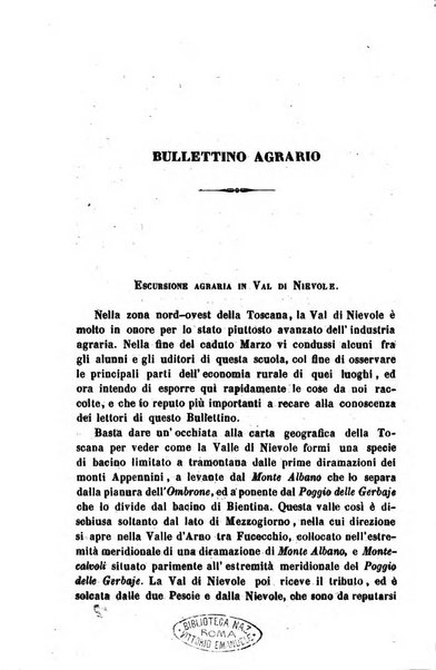 Bullettino agrario