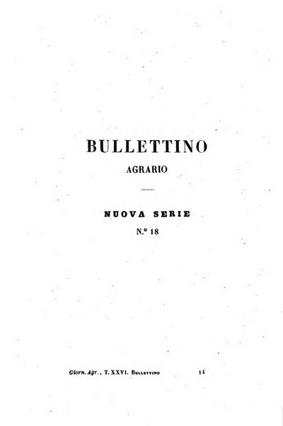 Bullettino agrario