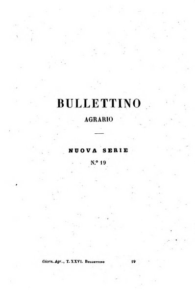 Bullettino agrario