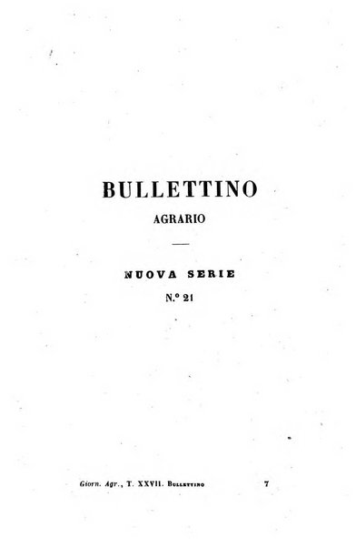 Bullettino agrario