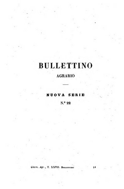 Bullettino agrario