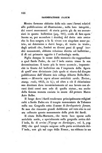 Bullettino archeologico sardo, ossia raccolta dei monumenti antichi in ogni genere di tutta l'isola di Sardegna