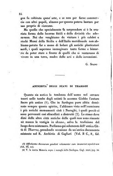 Bullettino archeologico sardo, ossia raccolta dei monumenti antichi in ogni genere di tutta l'isola di Sardegna