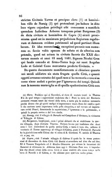 Bullettino archeologico sardo, ossia raccolta dei monumenti antichi in ogni genere di tutta l'isola di Sardegna