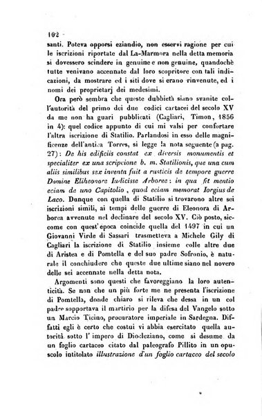 Bullettino archeologico sardo, ossia raccolta dei monumenti antichi in ogni genere di tutta l'isola di Sardegna