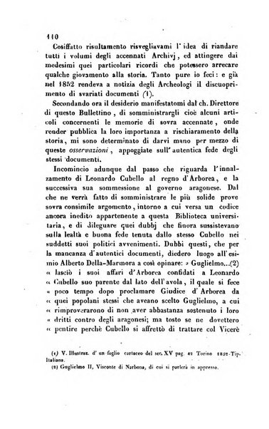 Bullettino archeologico sardo, ossia raccolta dei monumenti antichi in ogni genere di tutta l'isola di Sardegna