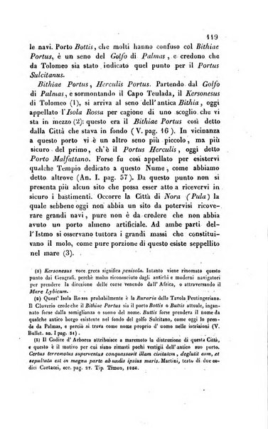 Bullettino archeologico sardo, ossia raccolta dei monumenti antichi in ogni genere di tutta l'isola di Sardegna