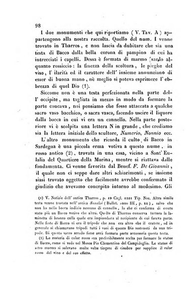 Bullettino archeologico sardo, ossia raccolta dei monumenti antichi in ogni genere di tutta l'isola di Sardegna