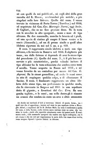 Bullettino archeologico sardo, ossia raccolta dei monumenti antichi in ogni genere di tutta l'isola di Sardegna