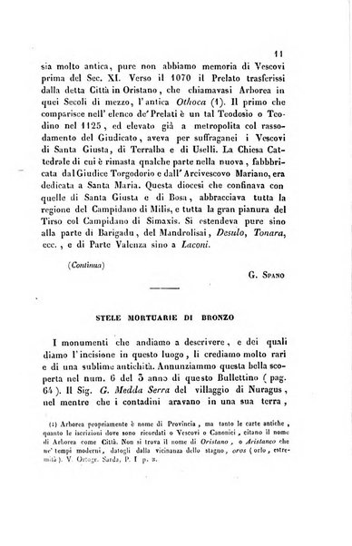 Bullettino archeologico sardo, ossia raccolta dei monumenti antichi in ogni genere di tutta l'isola di Sardegna